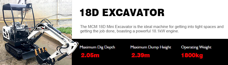 MCM 18D Excavator