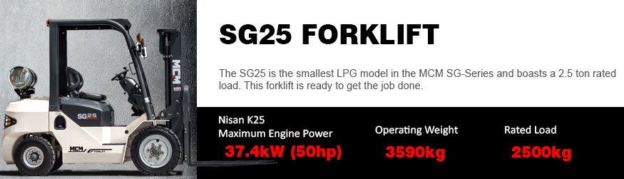 SG25 MCM Forklift