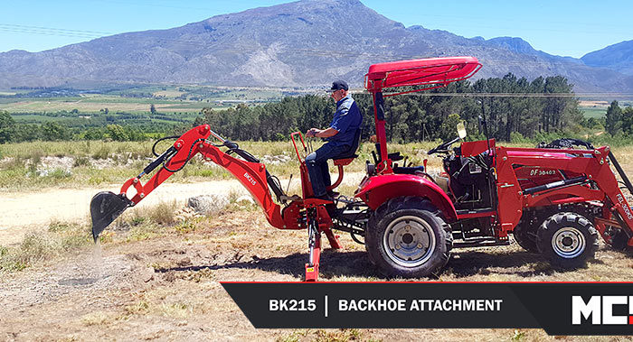 BK215 MCM Backhoe Attachment