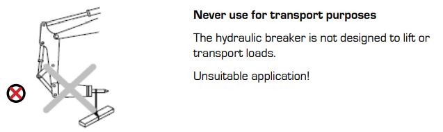 Hydraulic Breaker Pry Material